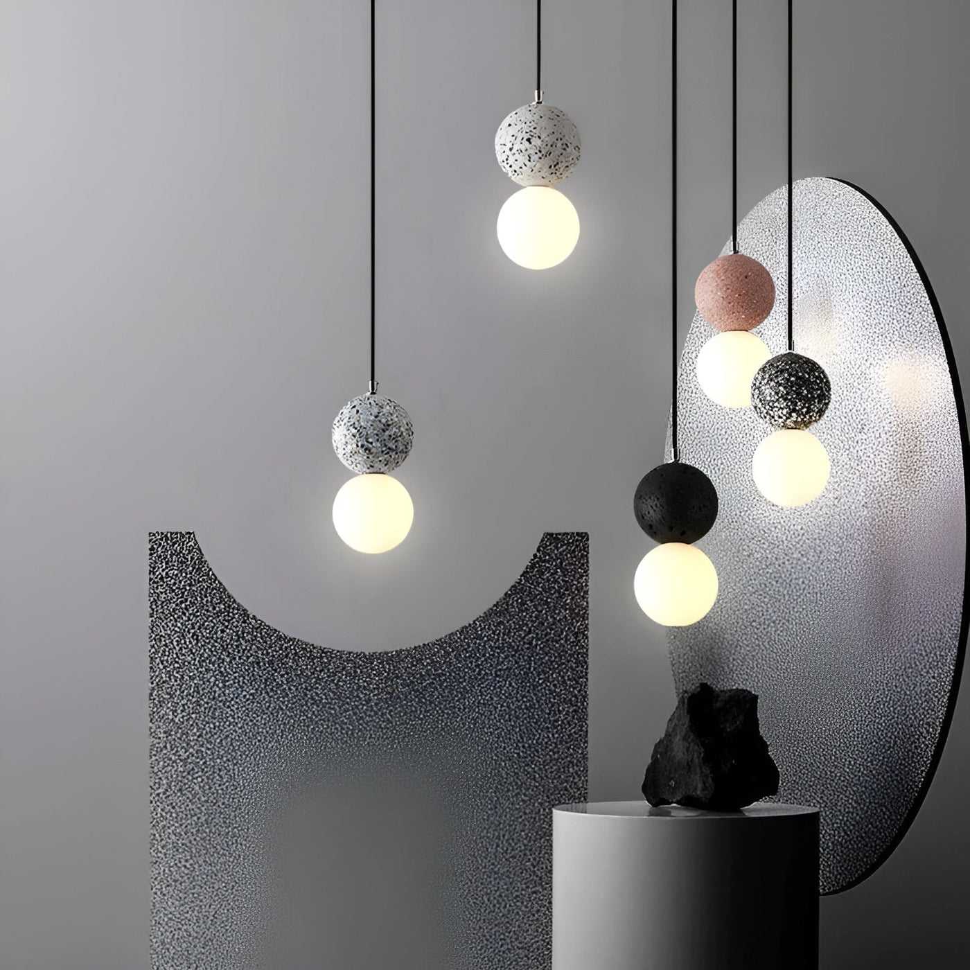 TimberOrb Light - Nordische Kugeln Pendelleuchte