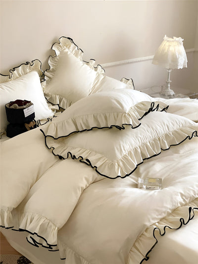 Sereni Bettwäsche - Silky Ruffle Bettwäsche-Set