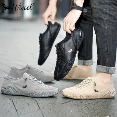 Uniseks Leder Barfußschuhe – BareMotion