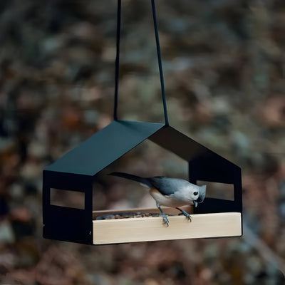 TweetWood Nest – Elegantes Hängendes Vogelhaus