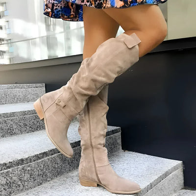 Varith™ - Premium Damenstiefel - in Braun