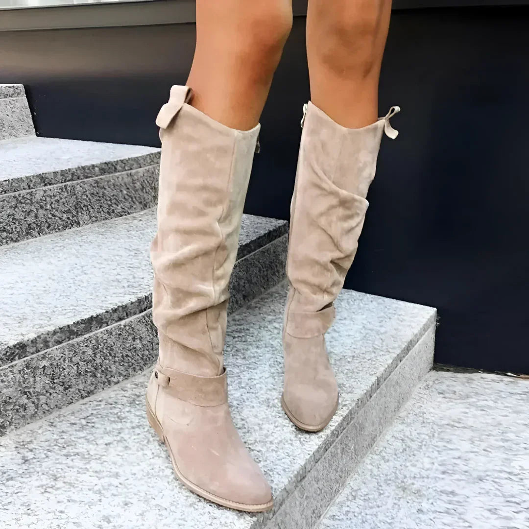 Varith™ - Premium Damenstiefel - in Beige