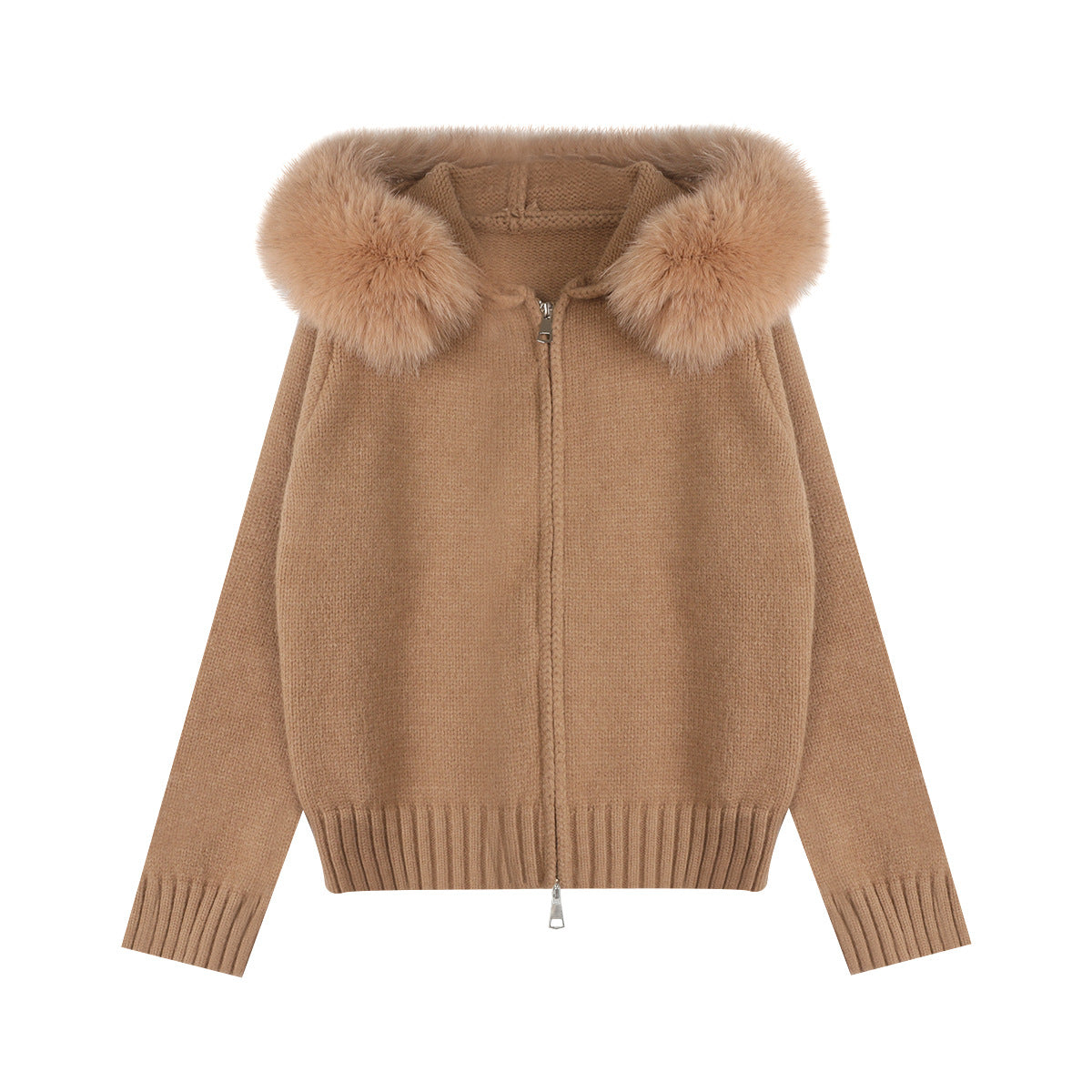 Stilvolle Kunstpelzjacke
