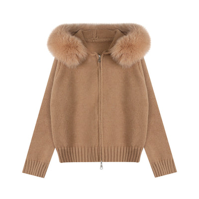 Stilvolle Kunstpelzjacke