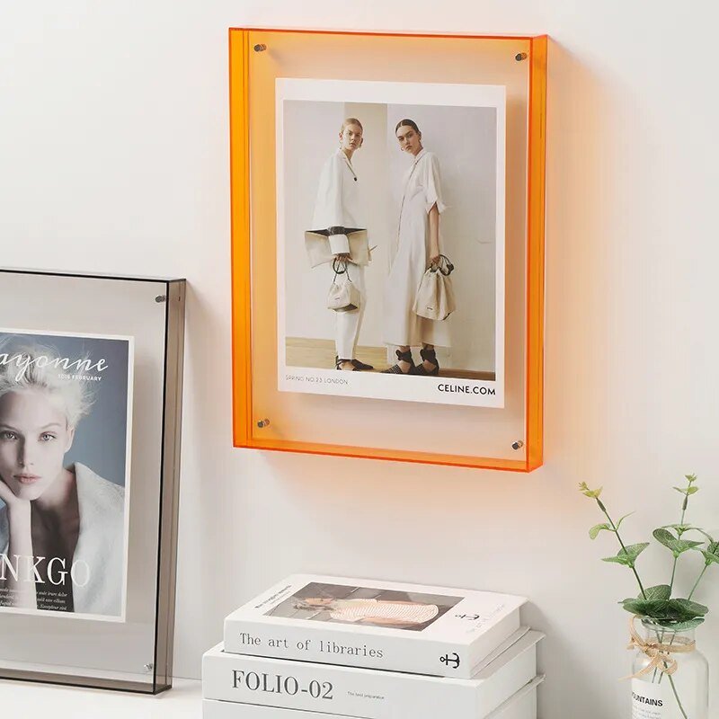 Farbige Transparente Fotohalter – FramePop