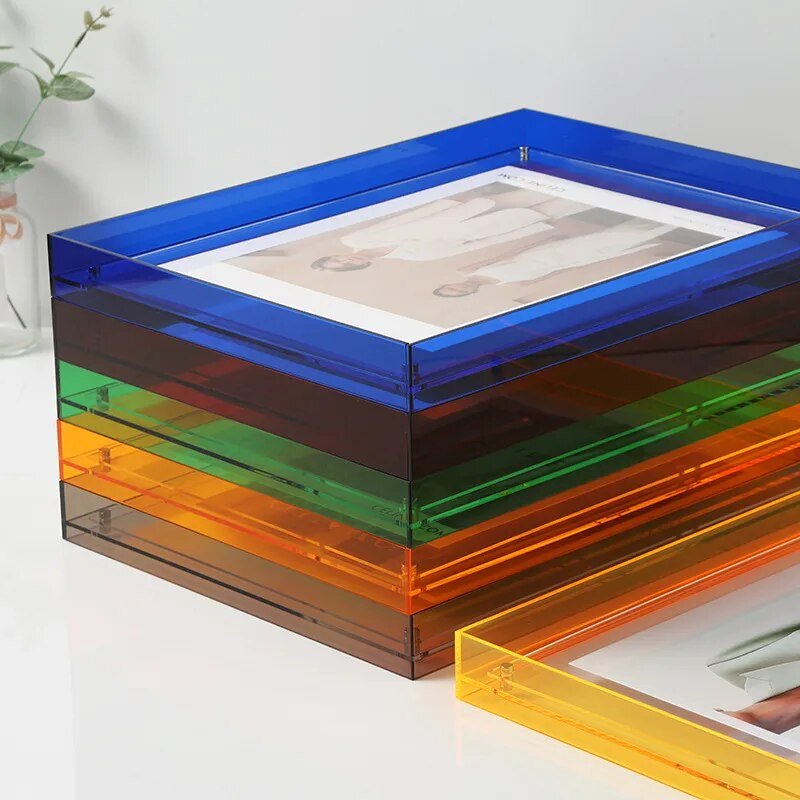Farbige Transparente Fotohalter – FramePop