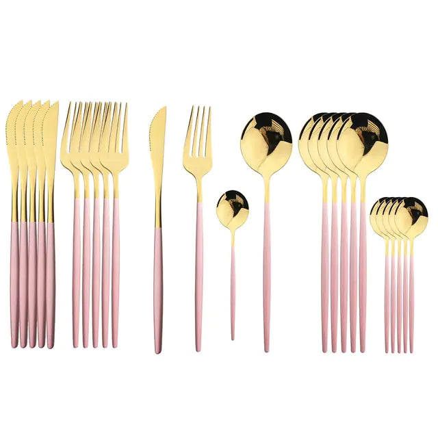 24-teiliges RVS Besteckset – Aurinox
