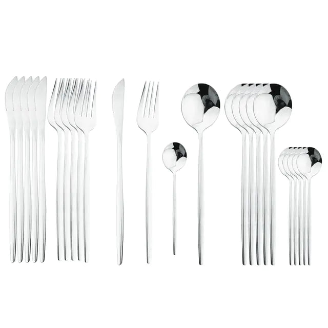 24-teiliges RVS Besteckset – Aurinox