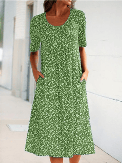 Stilvolles Kleid mit Blumenmuster – Eva | Das perfekte leichte Sommerkleid!