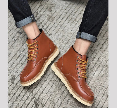 PAUL |  Stiefel mit Wollfutter +6CM +8CM +10CM