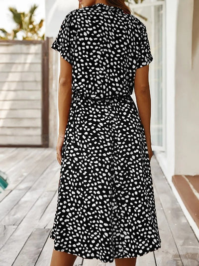 Vexana - Luftiges Sommerkleid Damen mit Druck Elegant