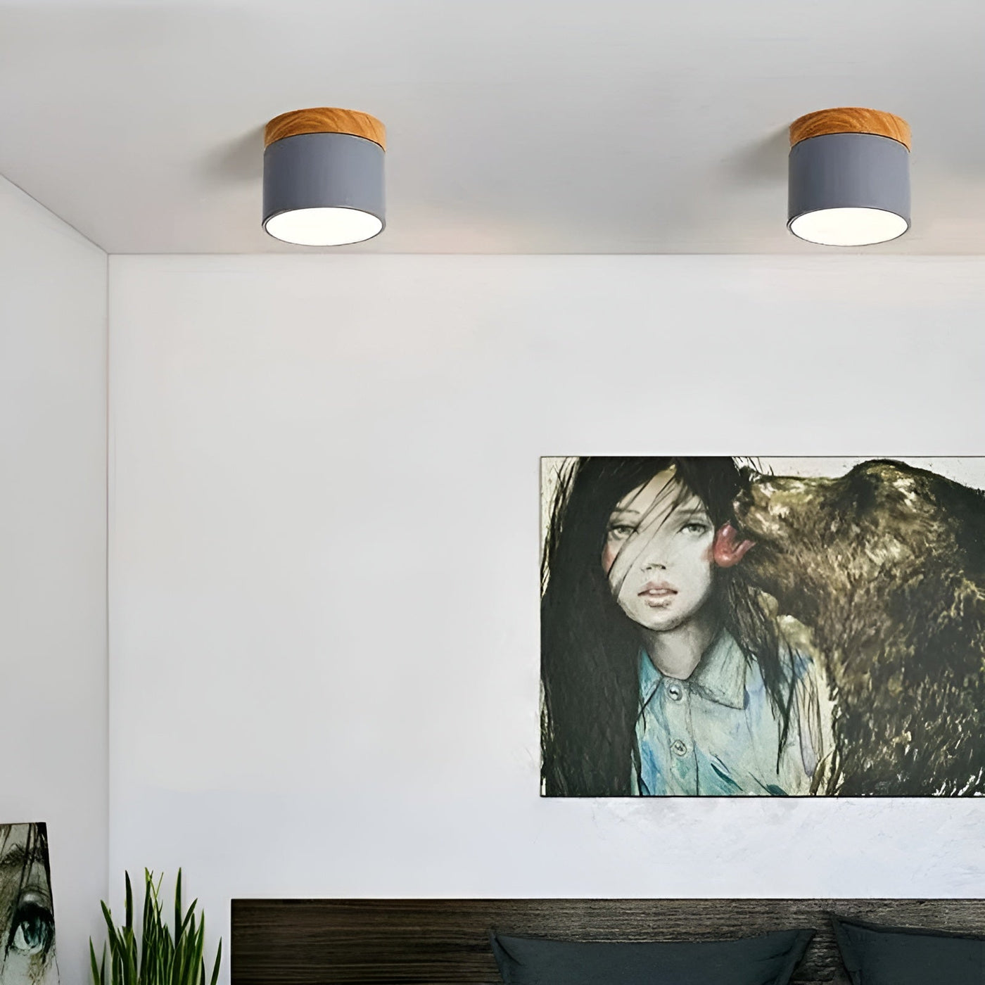 WoodTone Light - Modernes LED-Downlight für die Decke