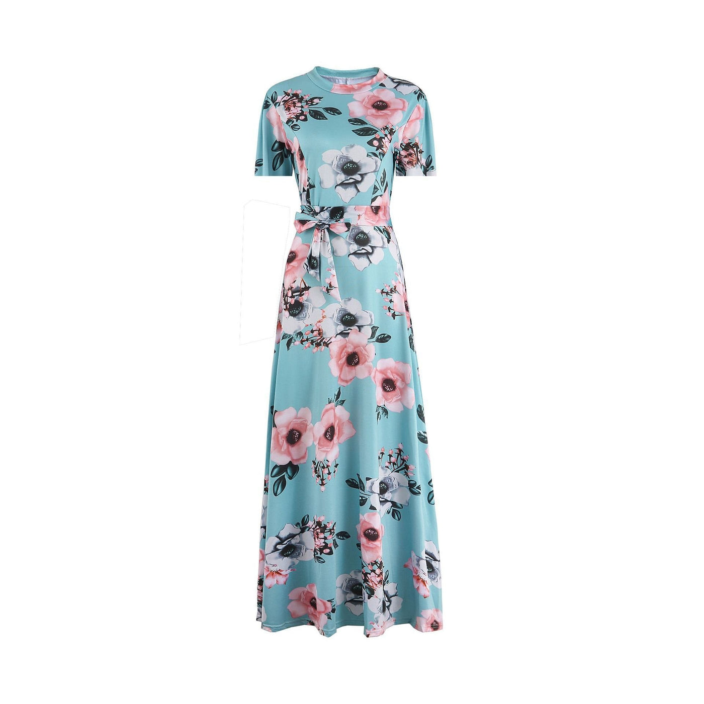 Vera | Modisches Kurzarmkleid mit Blumenmuster für den Frühling