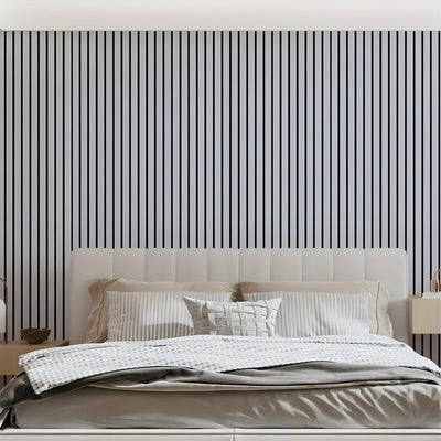 StickGrid Wallpaper - Moderne 3D Wandpaneele Selbstklebende Tapete