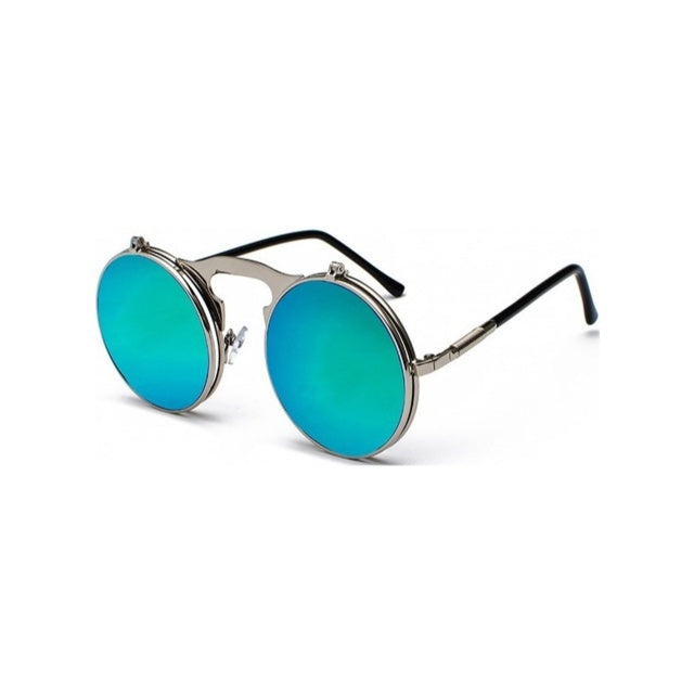 Stuttgart | Sleek Personalisierte Mode Runde Sonnenbrille für Männer