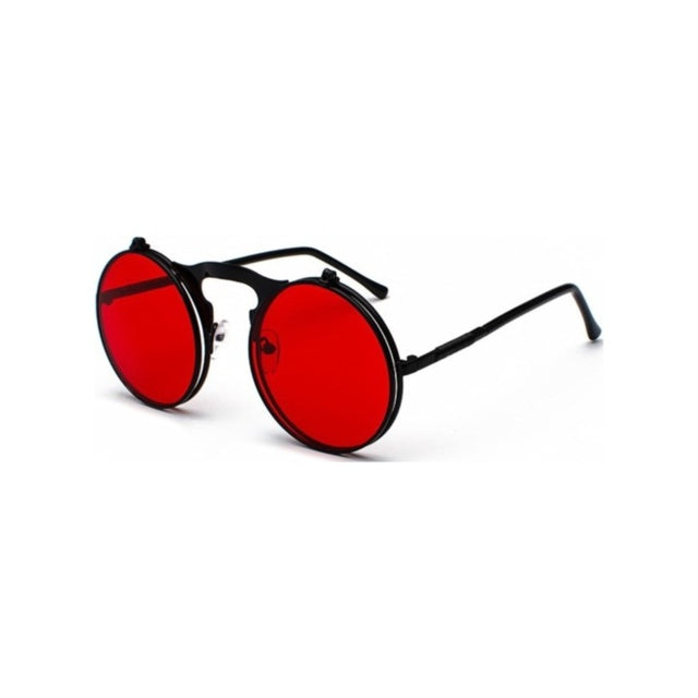 Stuttgart | Sleek Personalisierte Mode Runde Sonnenbrille für Männer