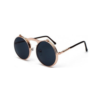 Stuttgart | Sleek Personalisierte Mode Runde Sonnenbrille für Männer