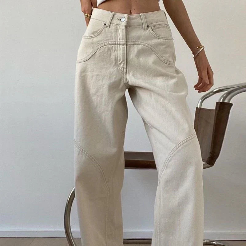 Shelia - vielseitige gerade baggy-jeans