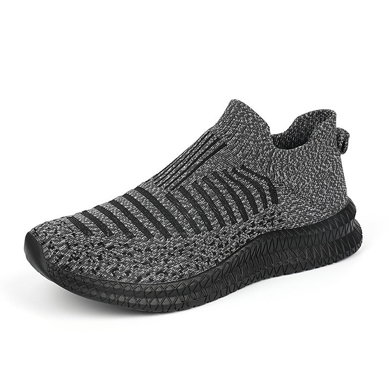 Herren Turnschuhe aus rutschfestem Stoff modern graphitblau - Modell Dorian