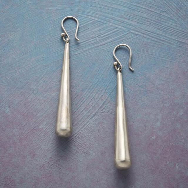 Silber-Ohrringe in Stabform „Boho“