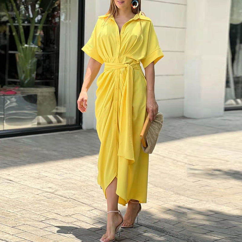 Yrenea - Figurbetontes A-Linien Kleid mit Unterstützung