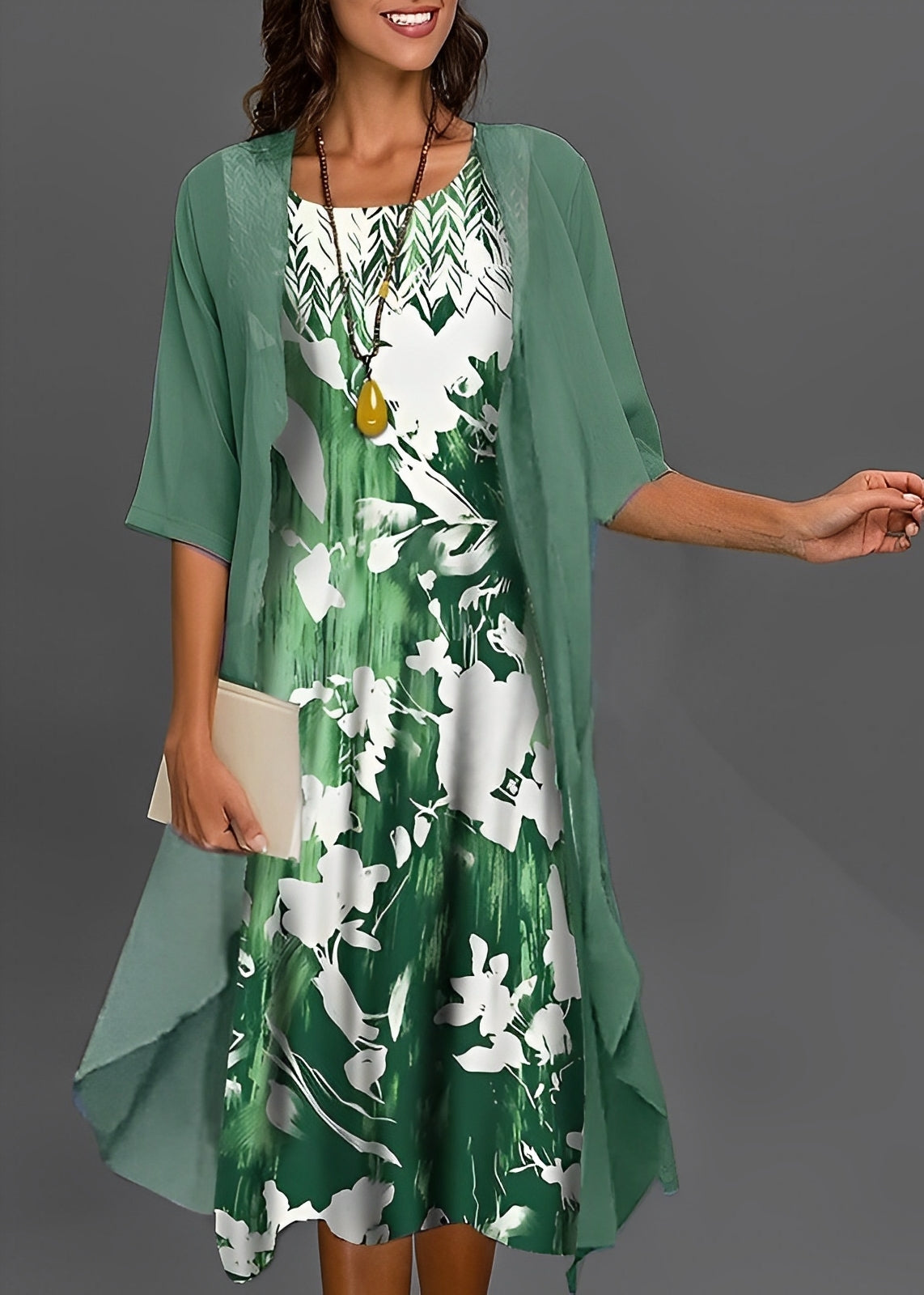 Victoria - Elegantes Sommerkleid aus Chiffon für Frauen