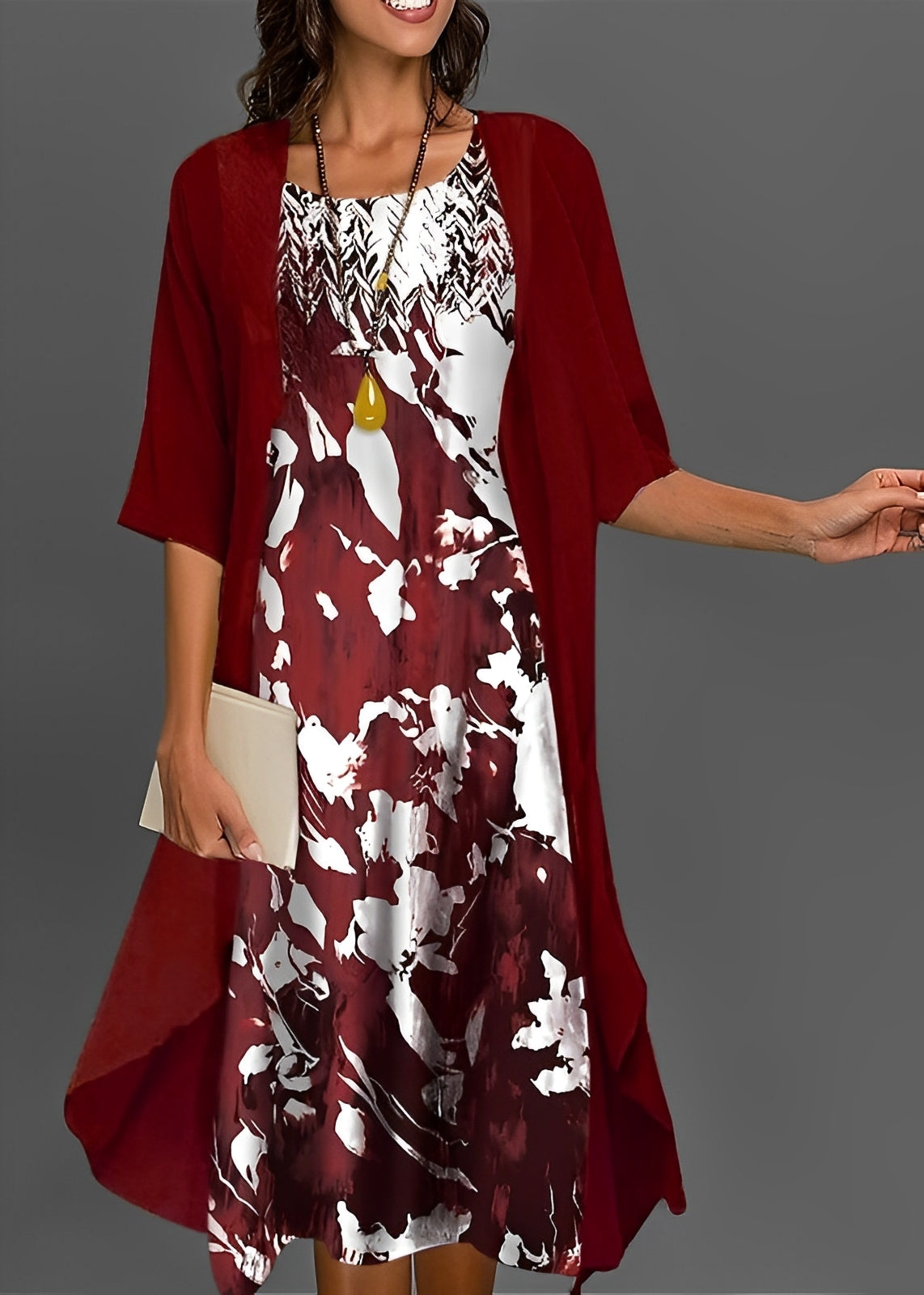 Victoria - Elegantes Sommerkleid aus Chiffon für Frauen