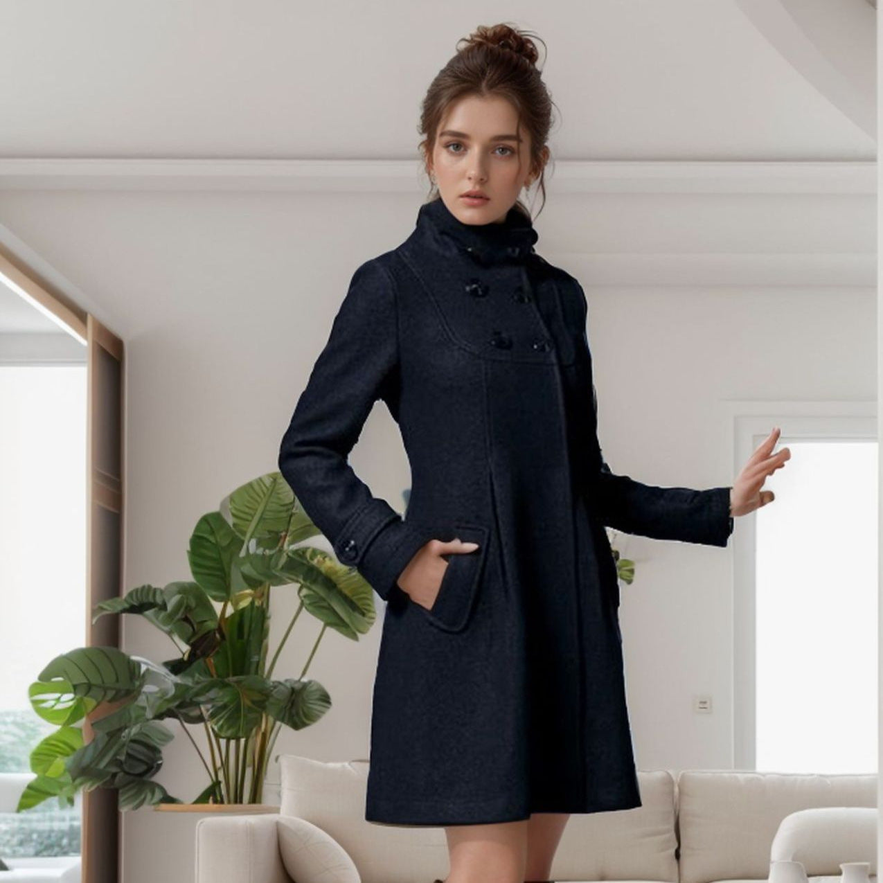 Alice - Kapuzen-Schal-Kleidjacke