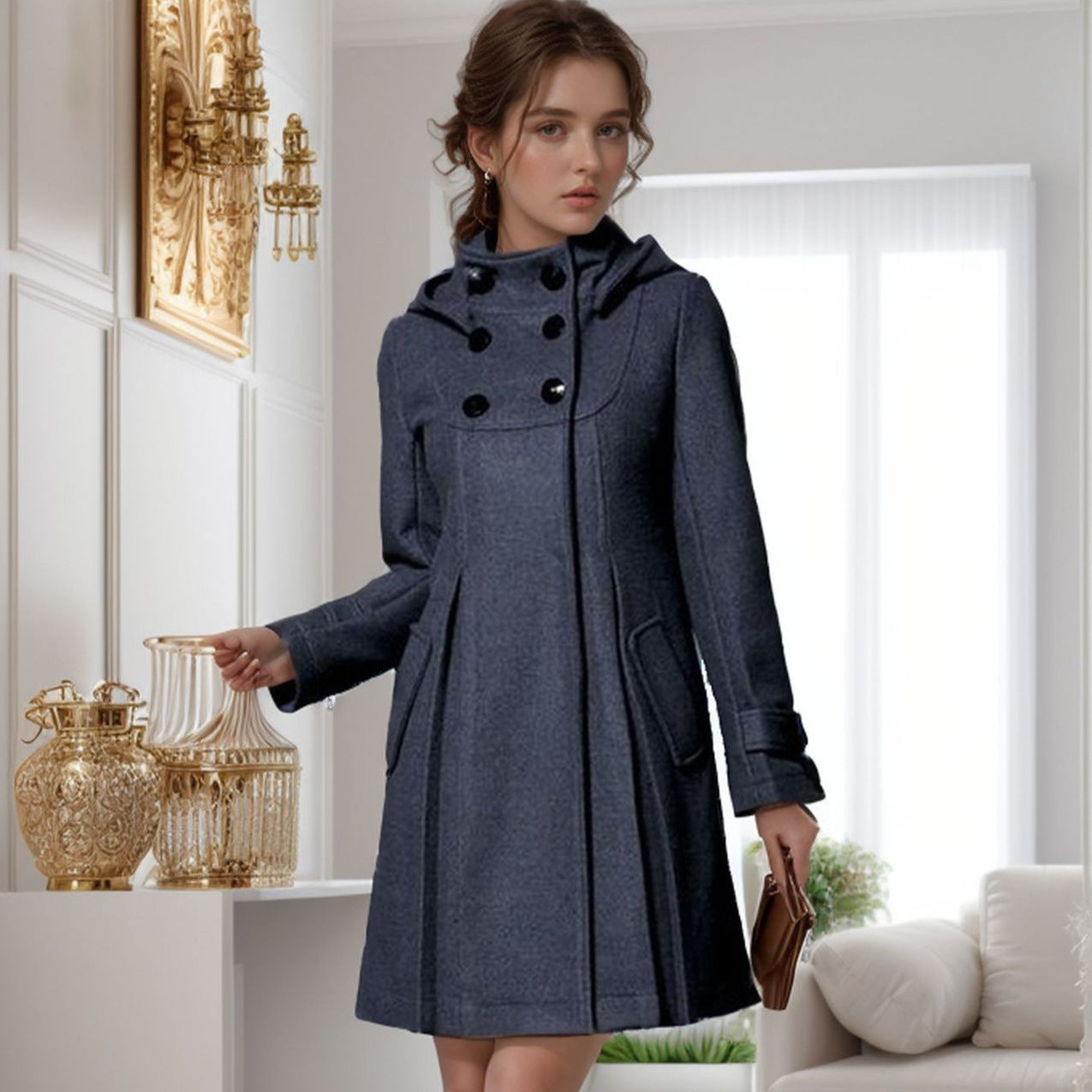 Alice - Kapuzen-Schal-Kleidjacke