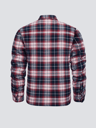 Kristian | Kariertes Motorrad-Langarmshirt