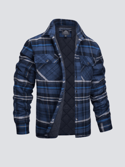 Kristian | Kariertes Motorrad-Langarmshirt