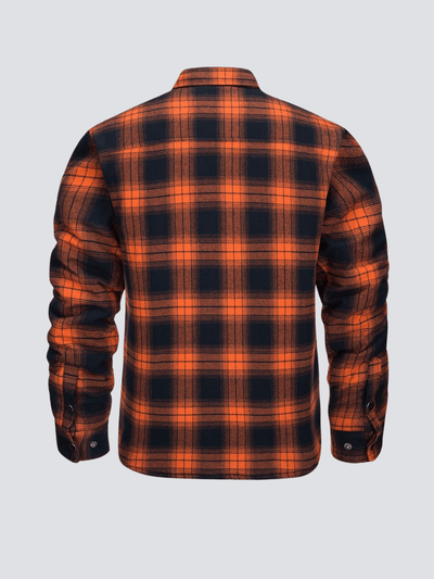 Kristian | Kariertes Motorrad-Langarmshirt