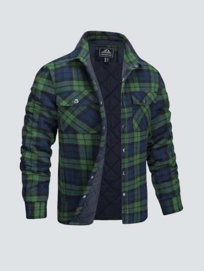 Kristian | Kariertes Motorrad-Langarmshirt