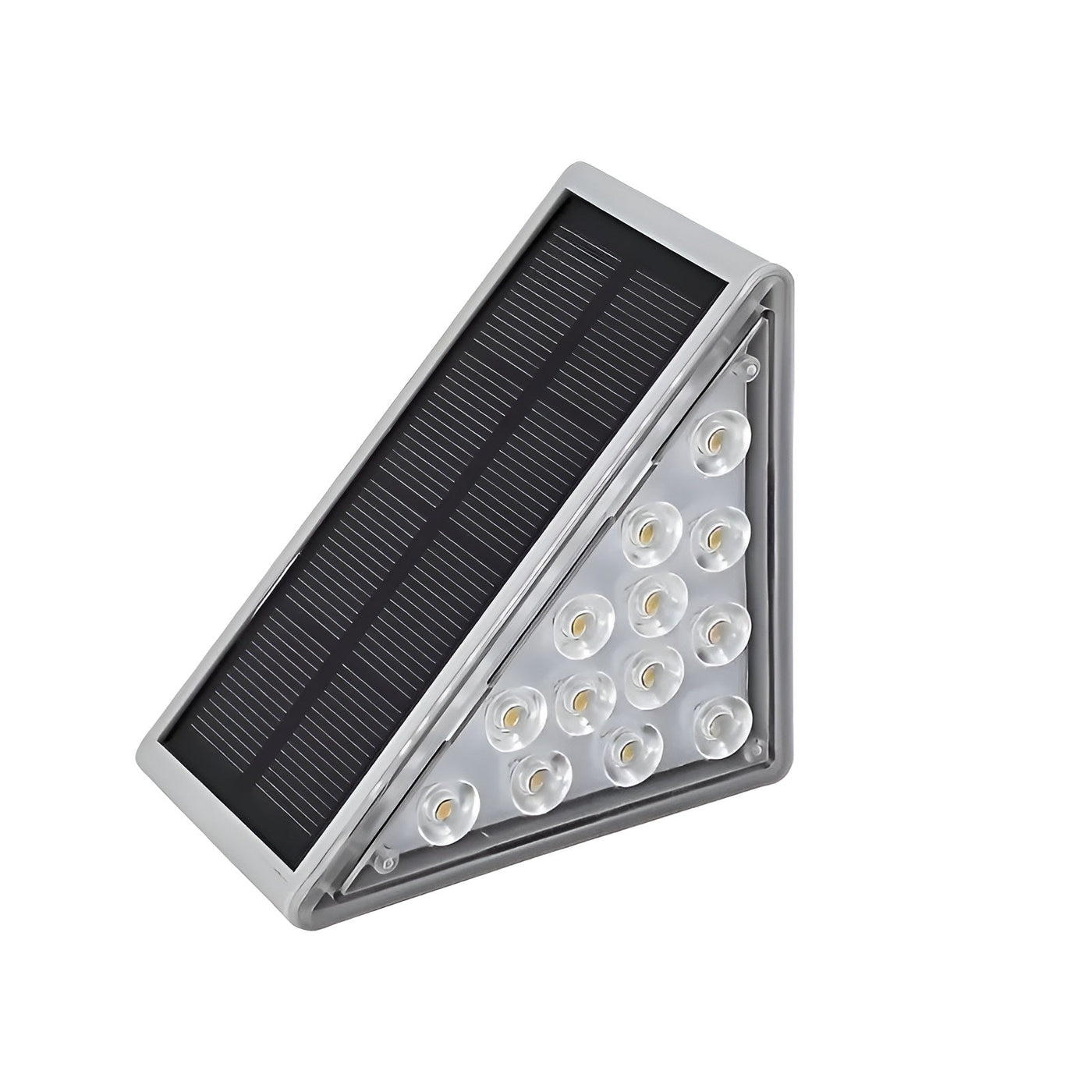 TriGlow Light - Dreieckige Solar-LED-Treppenleuchte für den Außenbereich