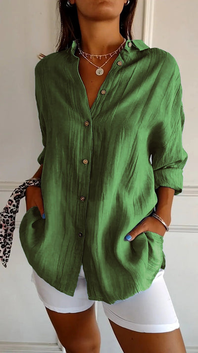 Seriza – Relaxed Button Blouse