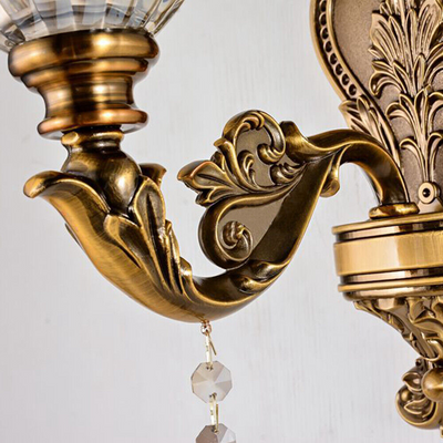 Vintage Goldene Wandleuchte – Aureo