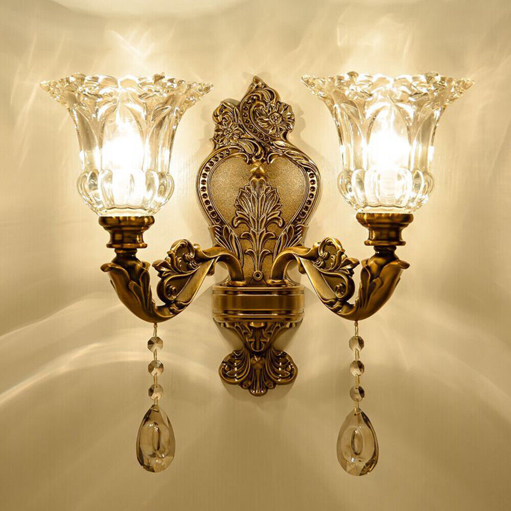 Vintage Goldene Wandleuchte – Aureo
