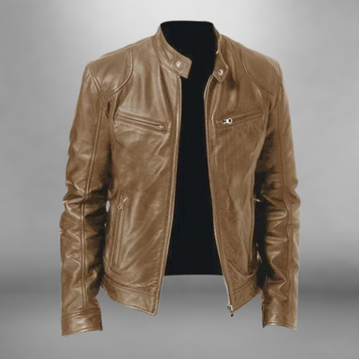 Lässige Lederjacke für Männer - Bruce
