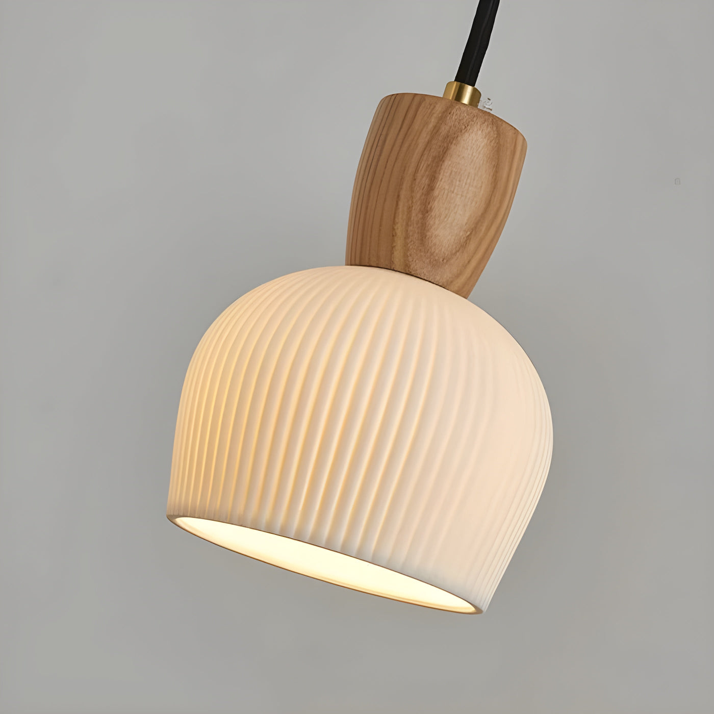 SereniGlow Light - Keramische Japanische LED-Hängelampe