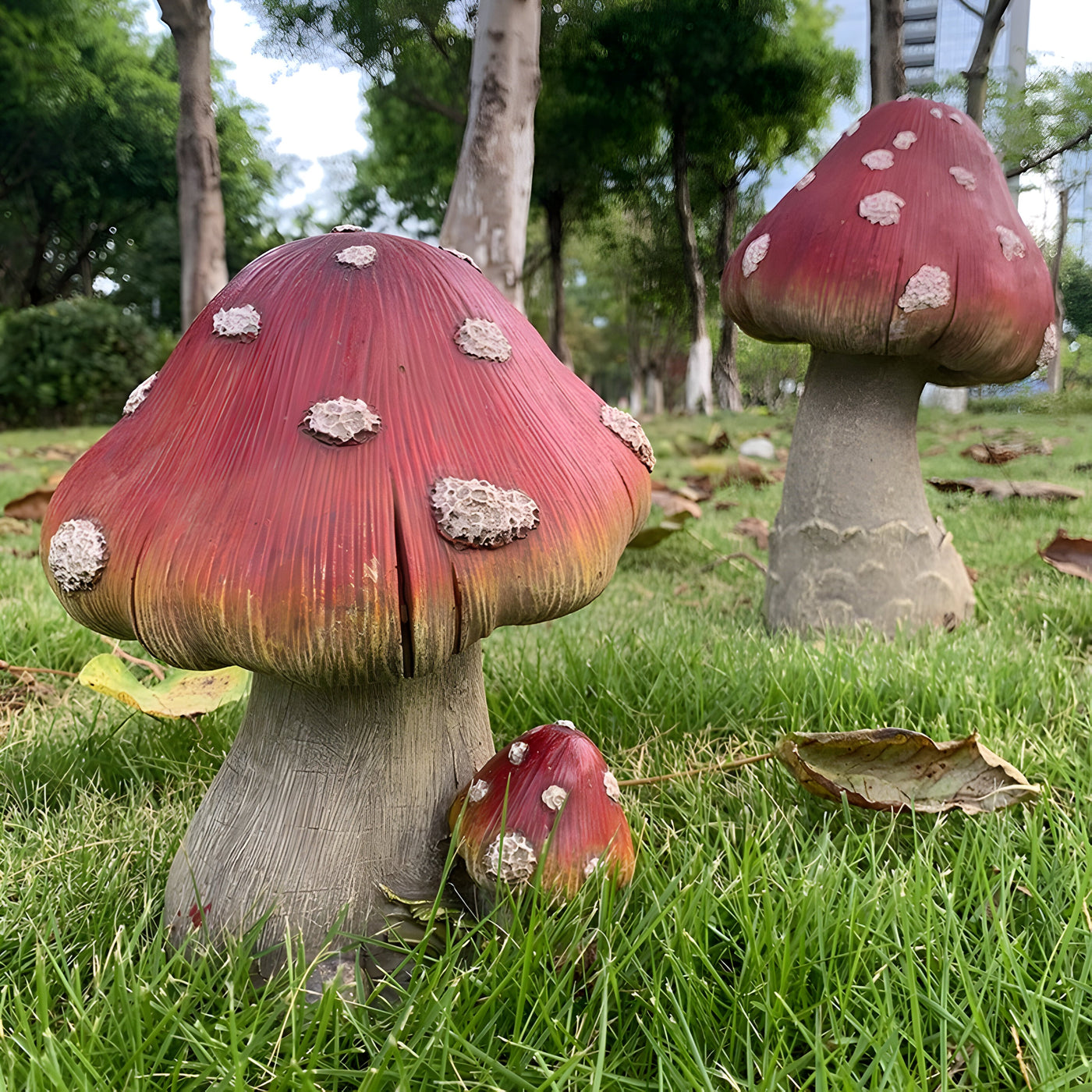 TerraShroom Dekor - Kreative Pilz Gartendekoration für draußen