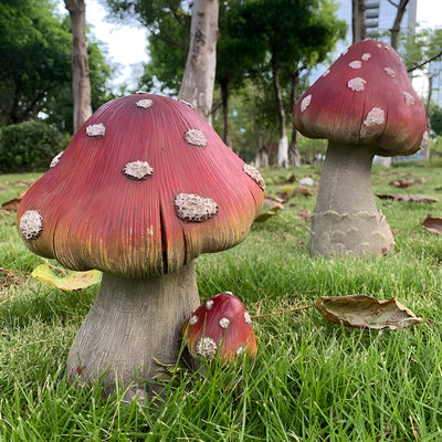 TerraShroom Dekor - Kreative Pilz Gartendekoration für draußen