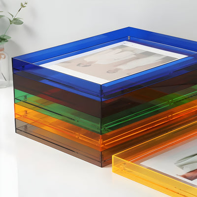 StylishSnap Frame – Farbiger Transparenter Acryl Bilderrahmen