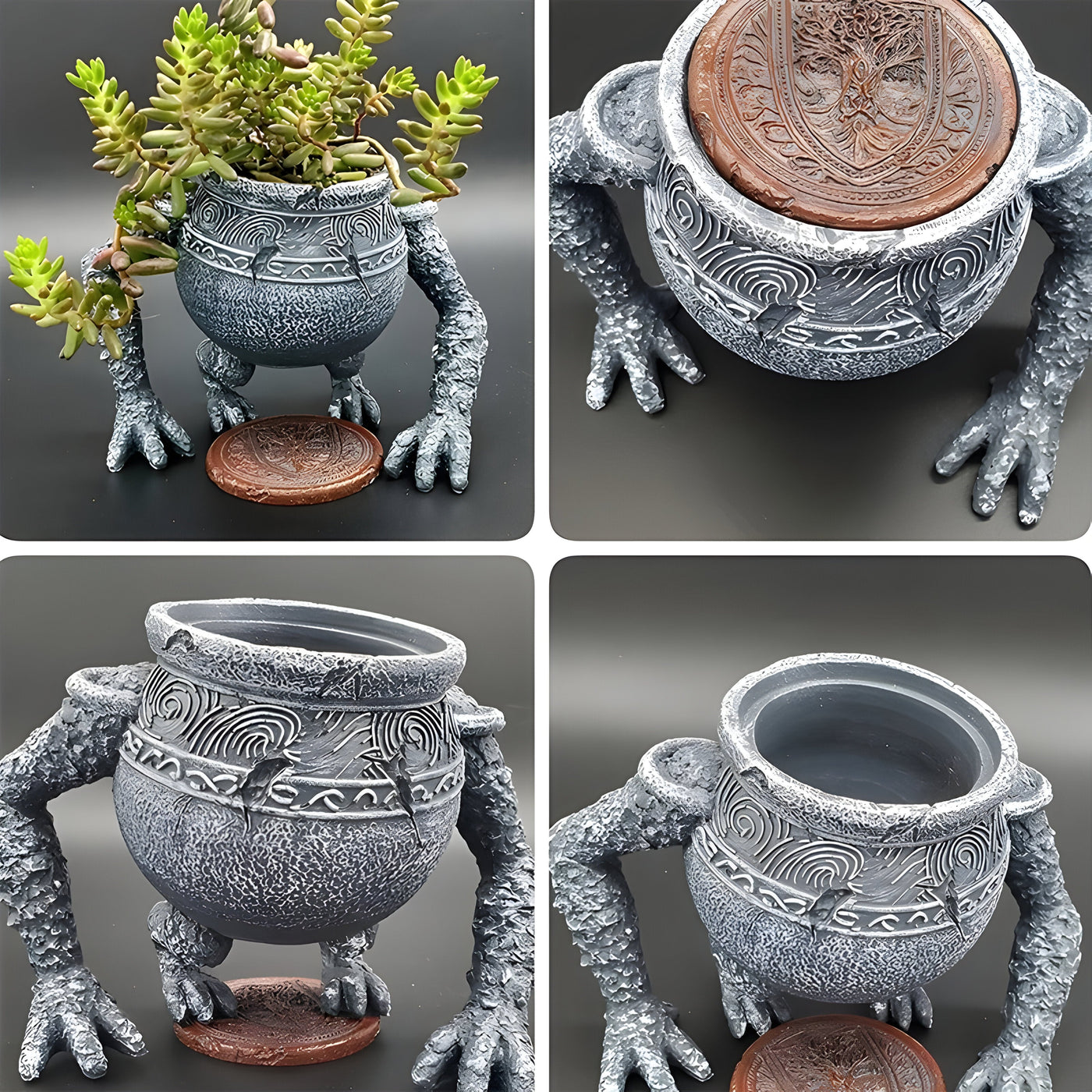TerraKnight Pot - Gartenrand Dekorativer Blumentopf