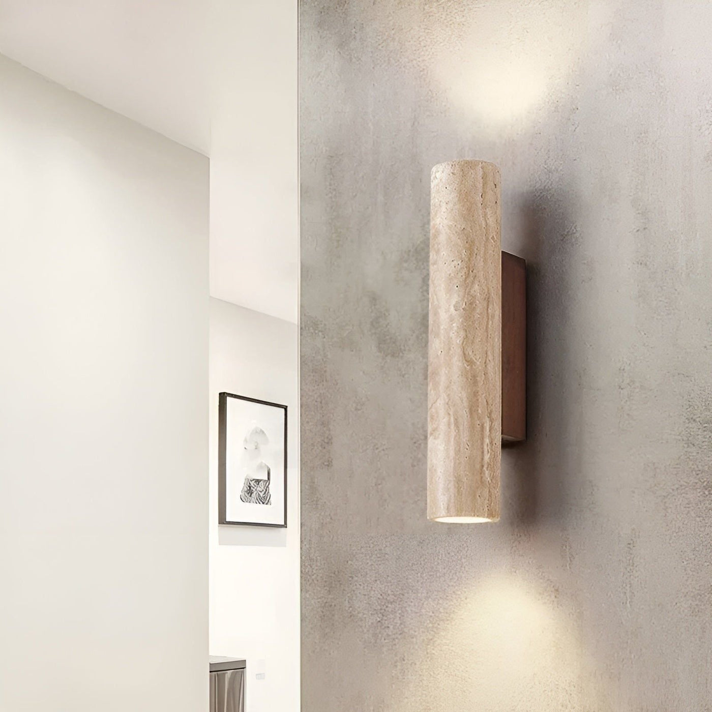 StoneLuxe Light - Japanischer Wabi-Sabi Up and Down Wandstrahler