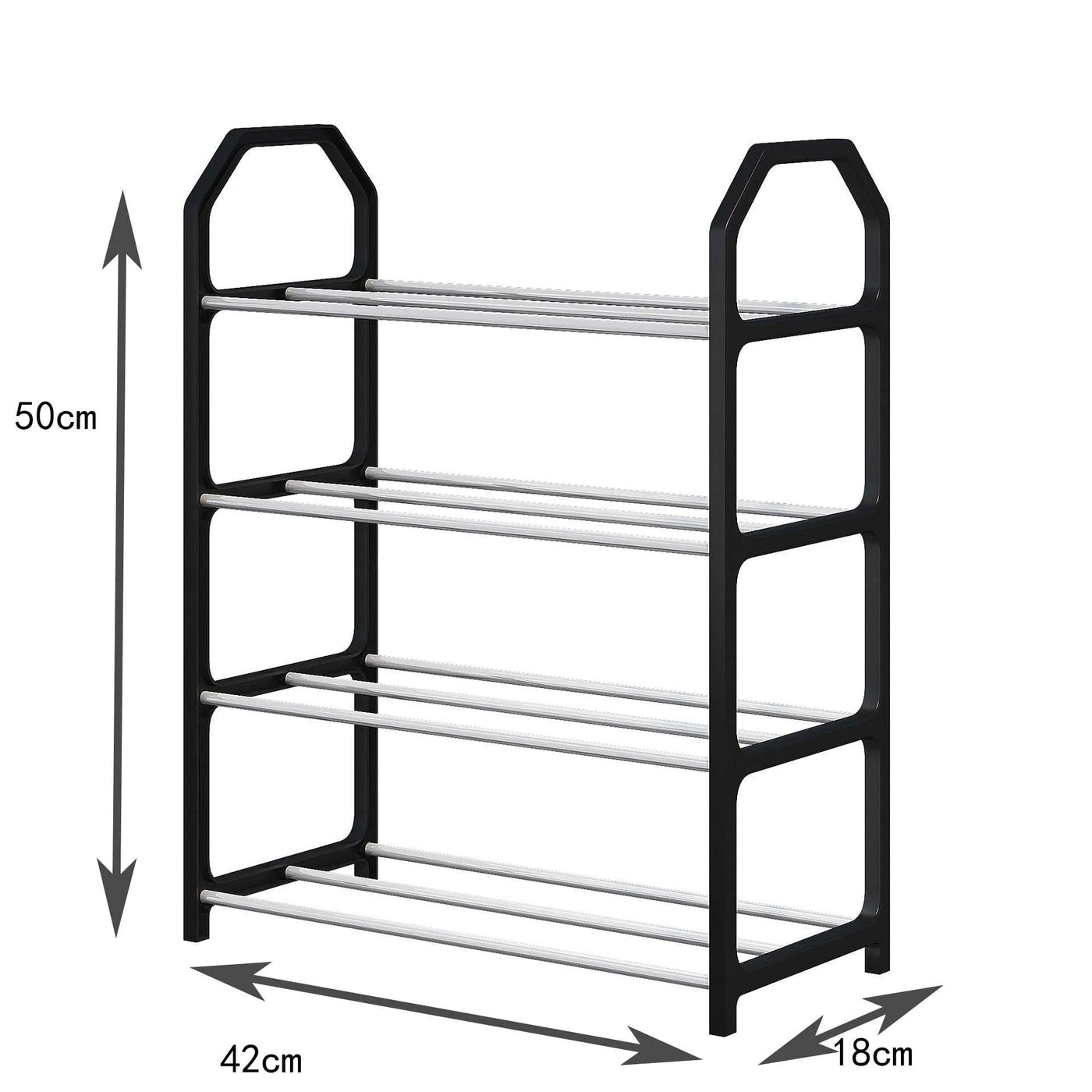 ShoeHaven Rack – Multifunktionaler 4-stufiger Schuh-Organizer
