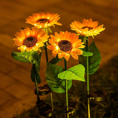 SunnyBliss Light - Wasserdichte solarbetriebene LED-Sonnenblumenleuchte