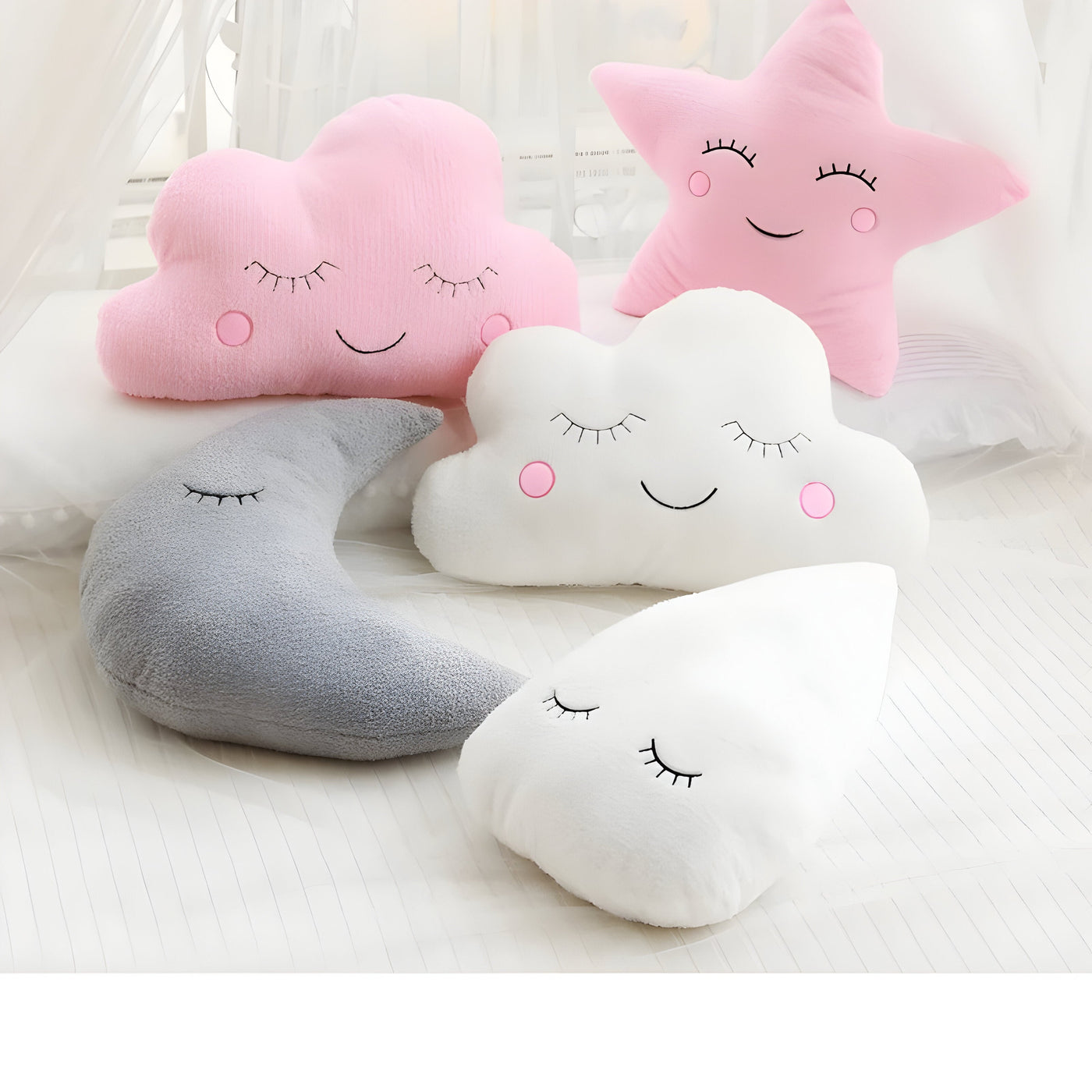 TwinkleDream Cushion - Gemütlich Plüschtier-Kissen