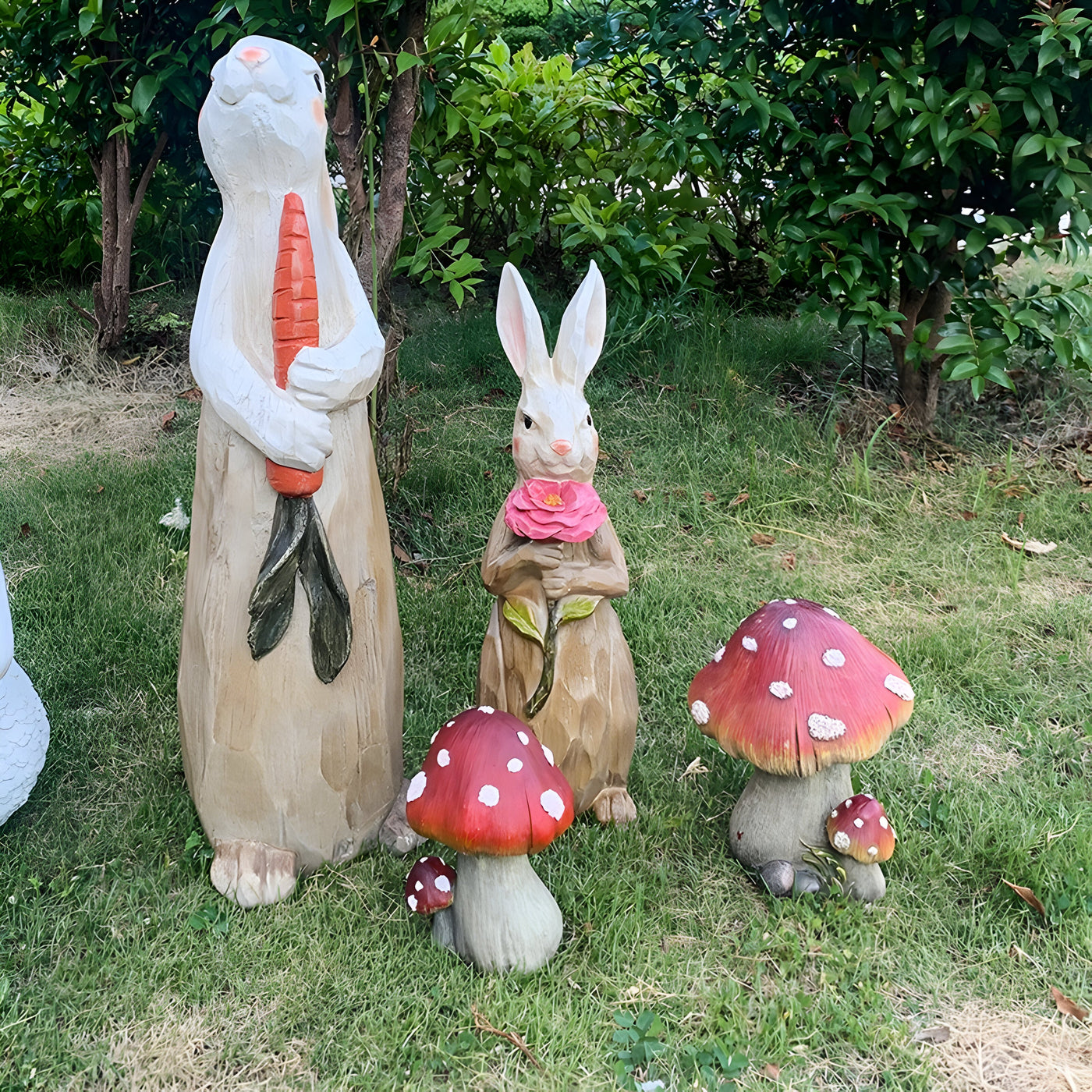 TerraShroom Dekor - Kreative Pilz Gartendekoration für draußen