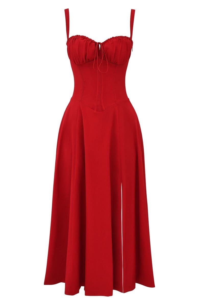 Vanessa - Korsett Midi Kleid Betont Weibliche Formen