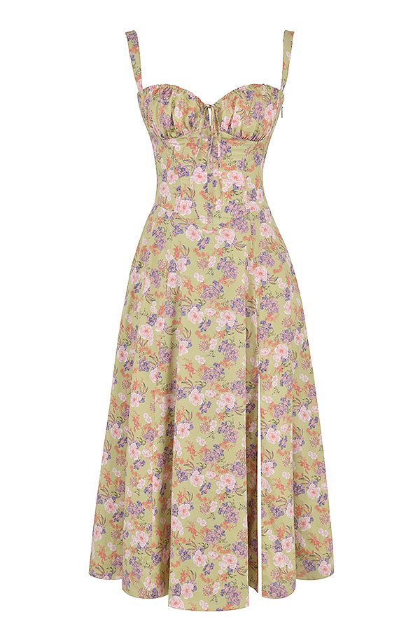 Vanessa - Korsett Midi Kleid Betont Weibliche Formen
